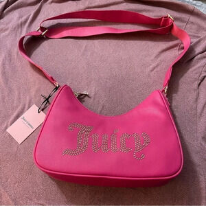 NEW! Juicy Couture Hot Pink Flash Obsession Crossbody Bag